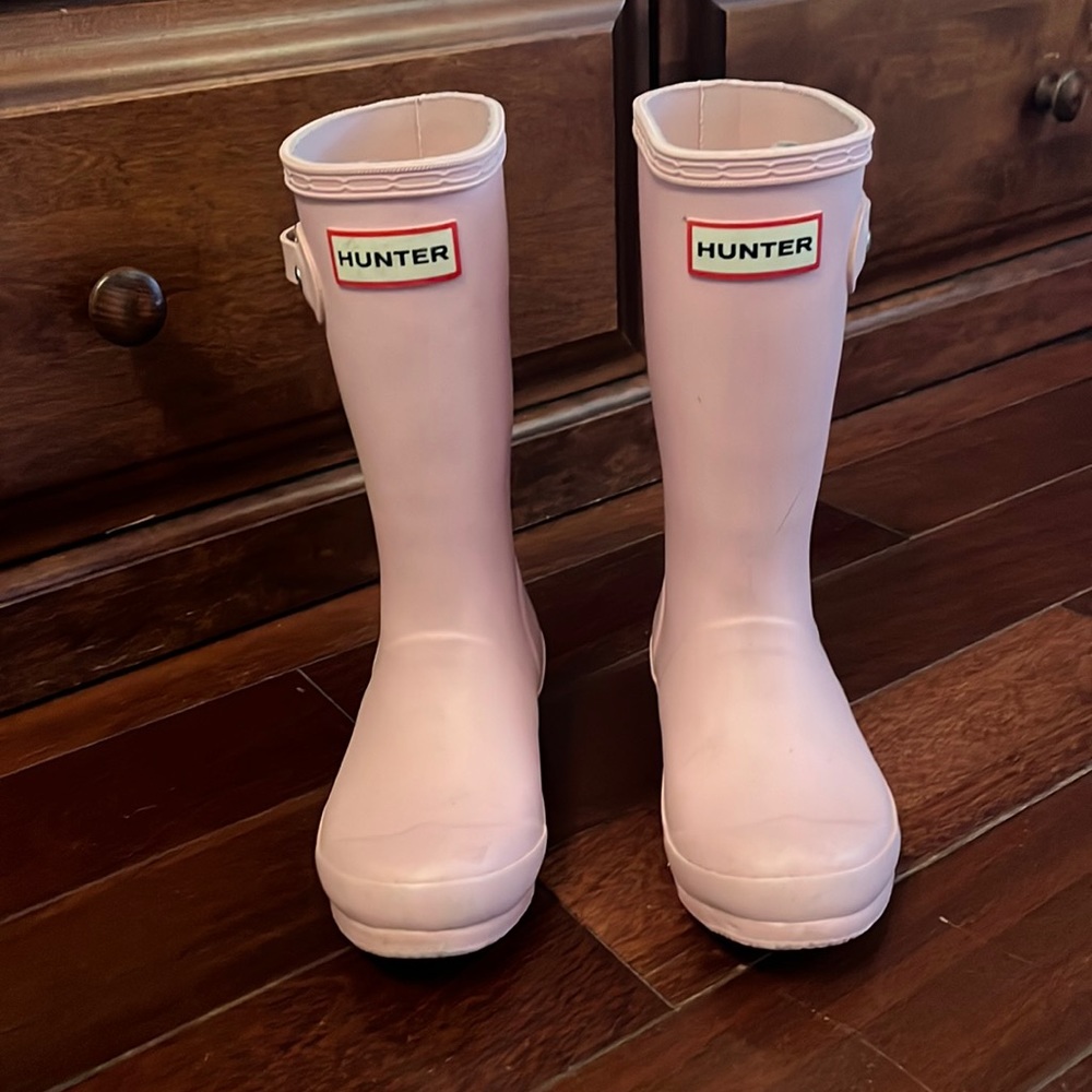 HUNTER - Kids’ Rainboots - US 12b/13g - Light Pink